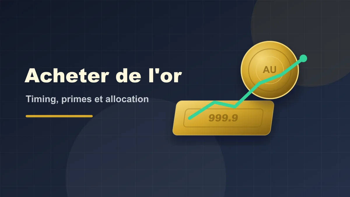 Pièces et lingotins d’or comparés avec une calculette et un graphique de cours